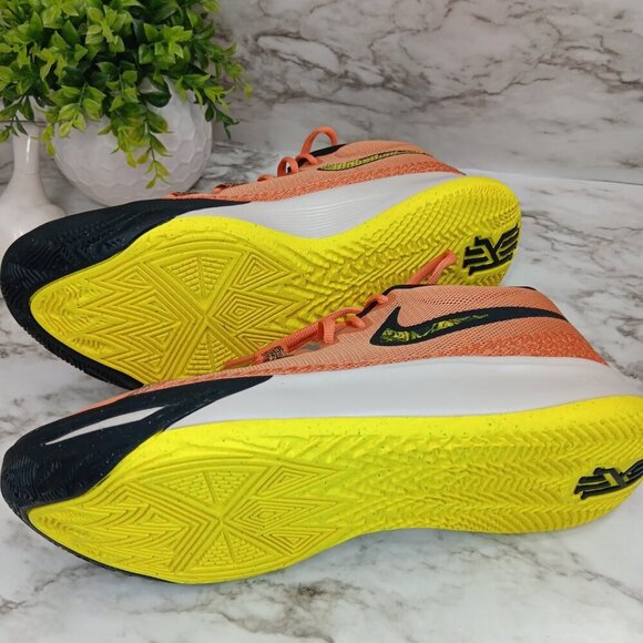 NEW Nike Kyrie Flytrap VI Orange Trance Yellow Strike Men’s Shoes Size 9.5 - Picture 7 of 8
